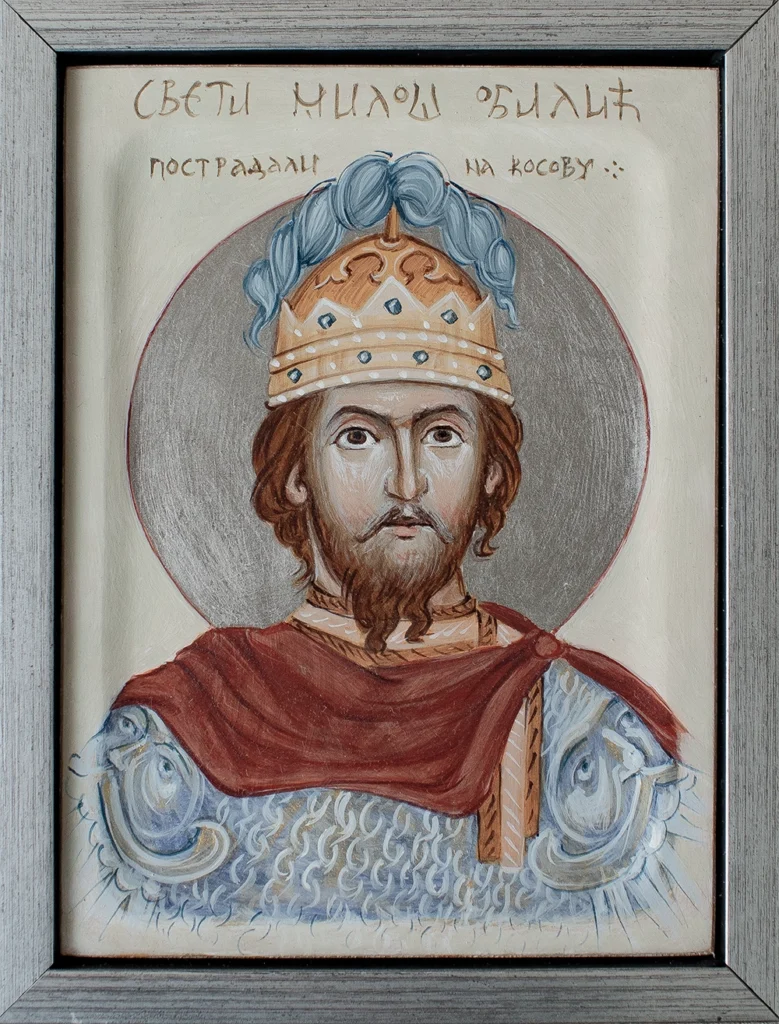 Свети Милош Обилић - икона, Јована Јанковић