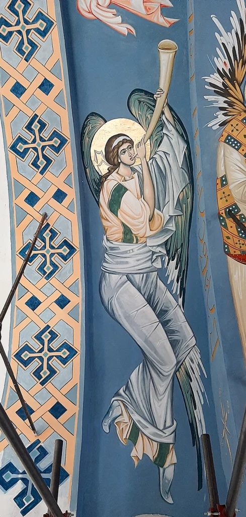 Анђео - олтарска апсида, Пиносава