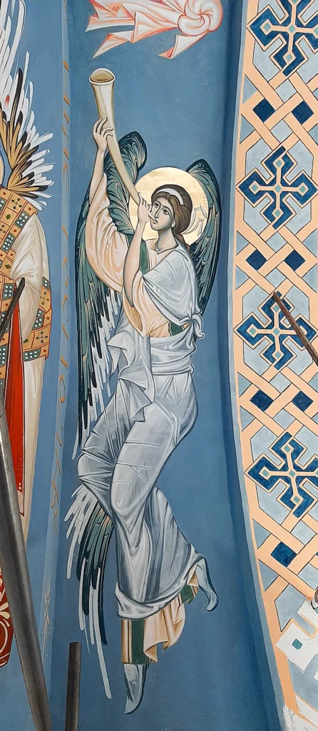 Анђео - олтарска апсида, Пиносава