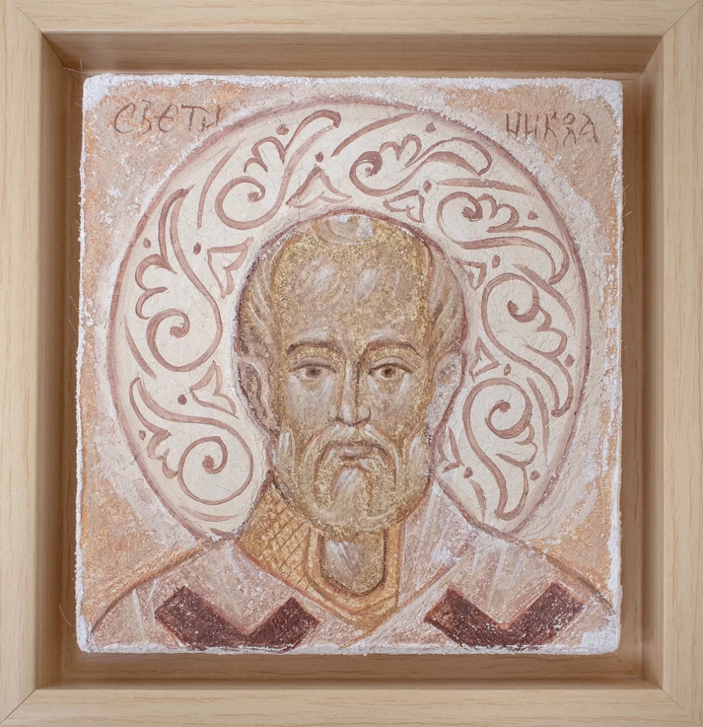 Свети Никола - преносива фреска, Јована Јанковић