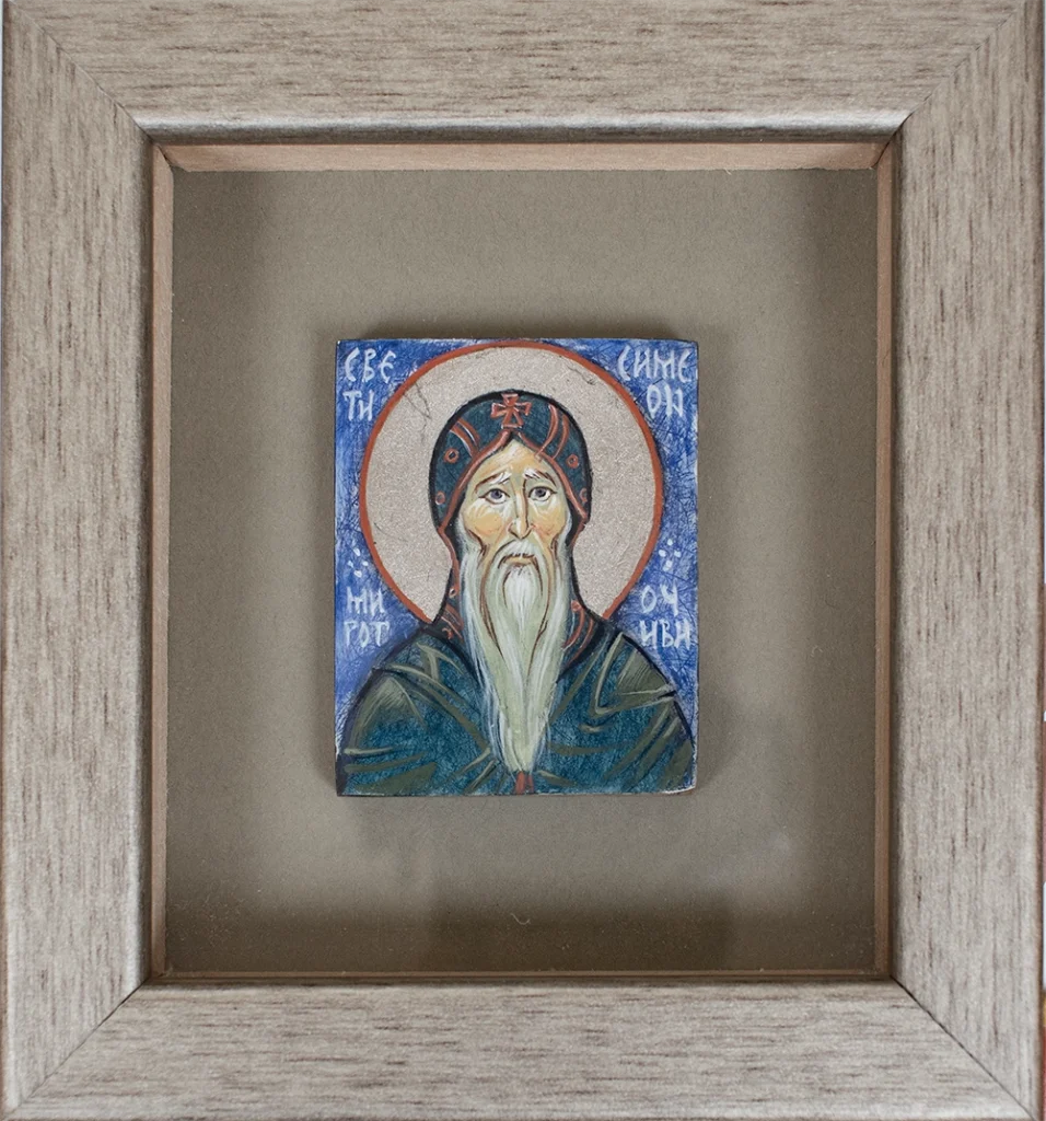 Свети Симеон Мироточиви - икона, Јована Јанковић